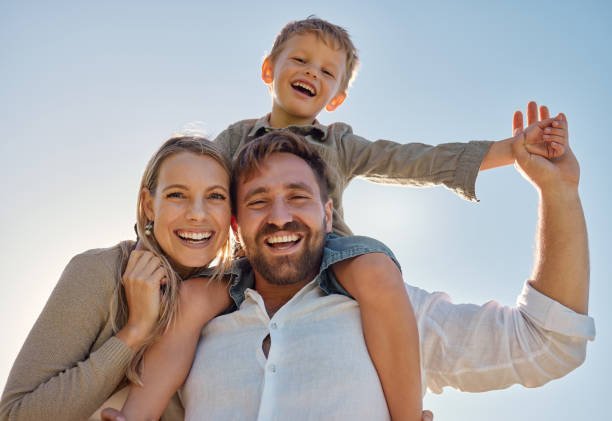A family supported by Look Up Therapy